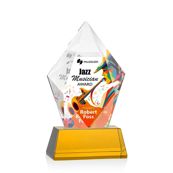 Devron VividPrint™ Award on Base - Amber... from ASI 84592 St Regis Group / St Regis