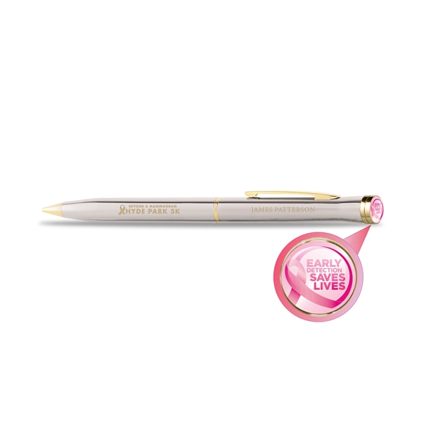 Metal body with twist action open/close design, writes in black ink.... from ASI 34040 Alexander Mfg Co