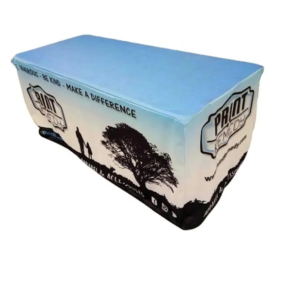 6ft table cover plus dye sublimation full printing on outer side... from ASI 37218 Athena Promo (tm)