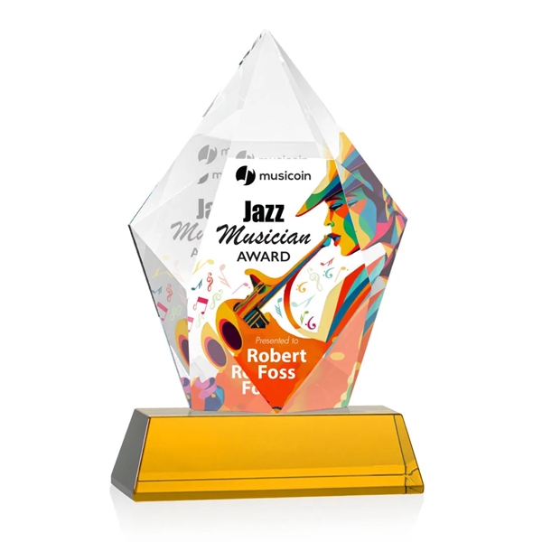 Devron VividPrint™ Award on Base - Amber... from ASI 84592 St Regis Group / St Regis