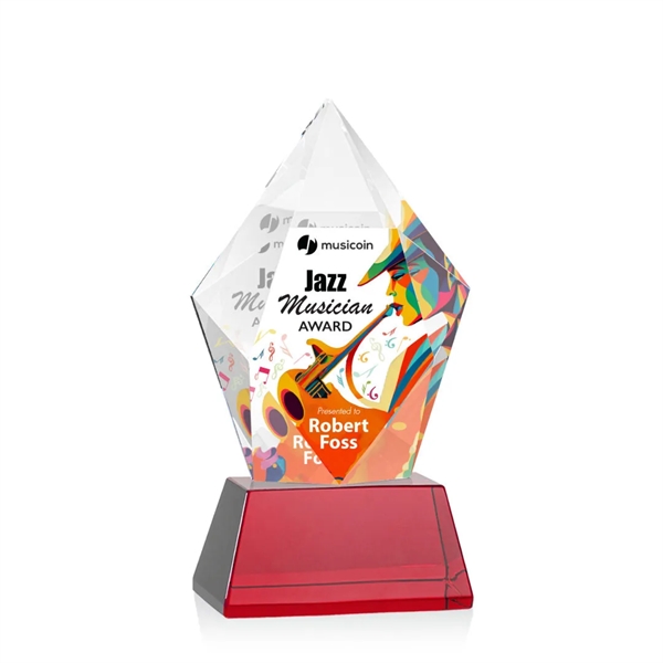 Devron VividPrint™ Award on Base - Red... from ASI 84592 St Regis Group / St Regis