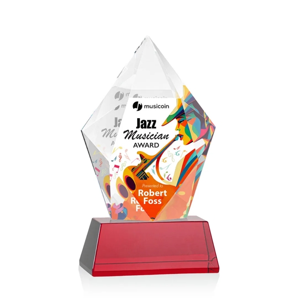 Devron VividPrint™ Award on Base - Red... from ASI 84592 St Regis Group / St Regis