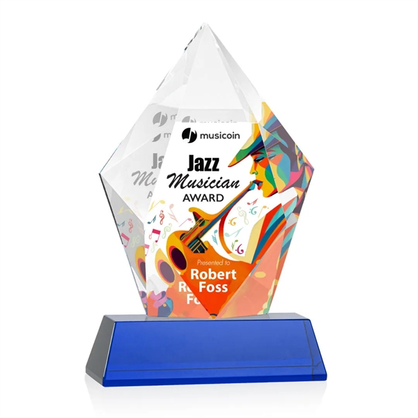 Devron VividPrint™ Award on Base - Blue... from ASI 84592 St Regis Group / St Regis