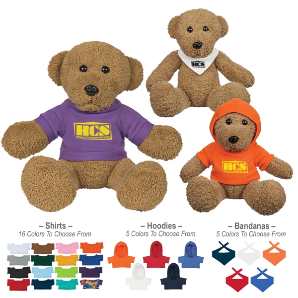 Ole' Time Rag Bear with Shirt.... from ASI 61125 Hit Promotional Products / Hit®