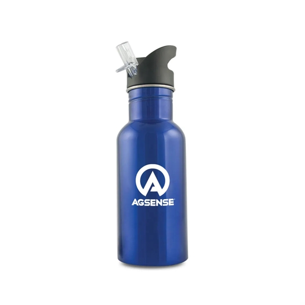 Single wall stainless steel water bottle with a twist lid... from ASI 84592 St Regis Group