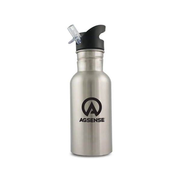 Single wall stainless steel water bottle with a twist lid... from ASI 84592 St Regis Group