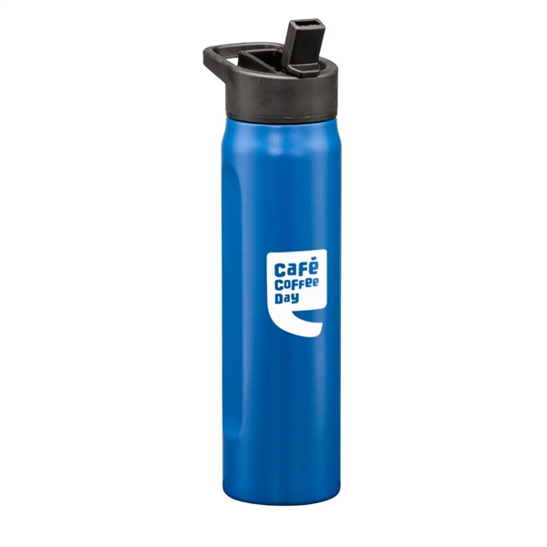 Peterhof Vacuum SS Water Bottle features a built-in straw, stainless steel... from ASI 84592 St Regis Group