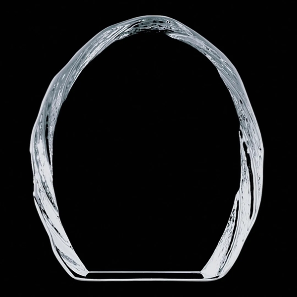 Optical crystal award with molded rope iceberg design.... from ASI 84592 St Regis Group / St Regis