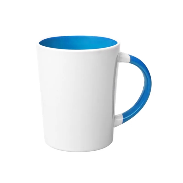13 oz. Two tone latte ceramic mug plus free 1 color... from ASI 37218 Athena Promo (tm)