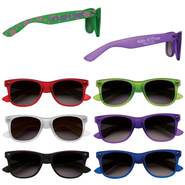 Soft finish plastic sunglasses with customization.... from ASI 62190 Illini