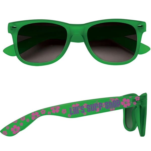 Soft finish plastic sunglasses with customization.... from ASI 62190 Illini
