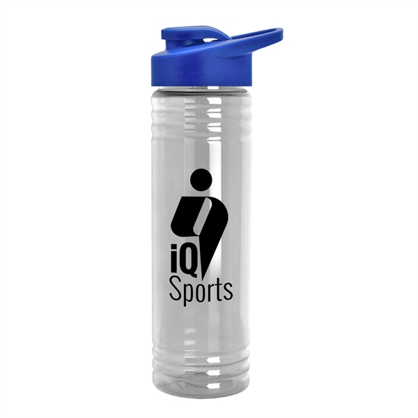 New Slim Cylinder Design 24 oz. Transparent Sport Bottle with Drink-Thru... from ASI 55990 Garyline