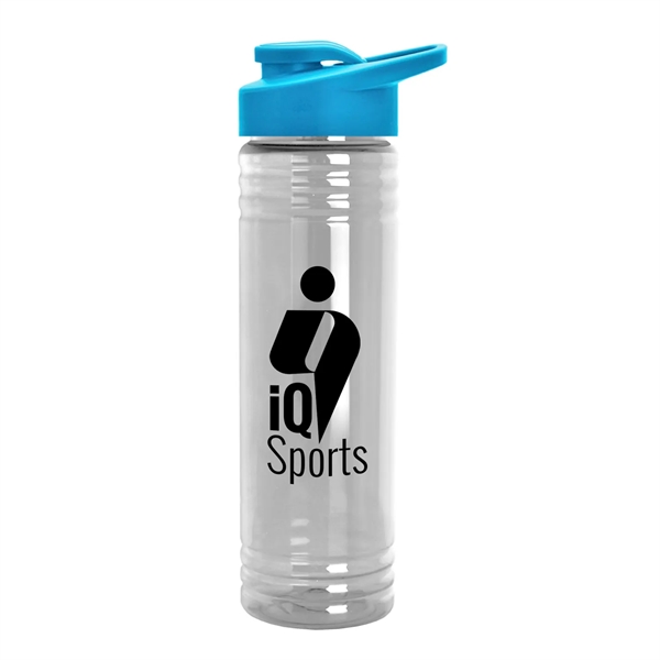 New Slim Cylinder Design 24 oz. Transparent Sport Bottle with Drink-Thru... from ASI 55990 Garyline
