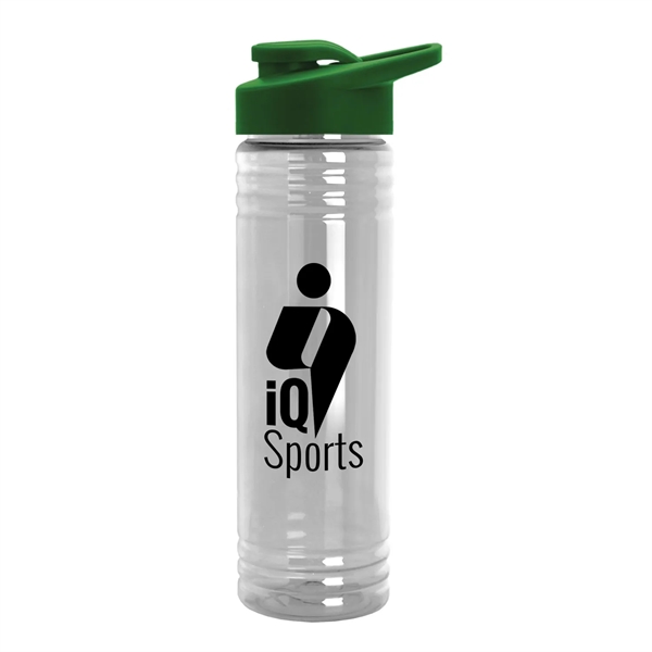 New Slim Cylinder Design 24 oz. Transparent Sport Bottle with Drink-Thru... from ASI 55990 Garyline