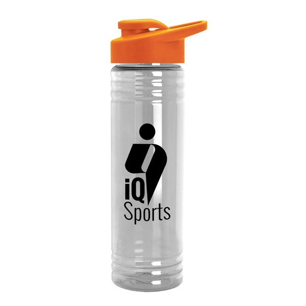 New Slim Cylinder Design 24 oz. Transparent Sport Bottle with Drink-Thru... from ASI 55990 Garyline