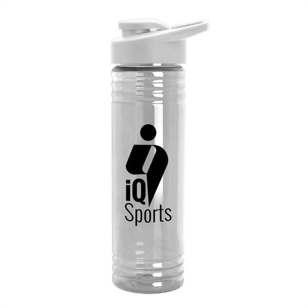 New Slim Cylinder Design 24 oz. Transparent Sport Bottle with Drink-Thru... from ASI 55990 Garyline