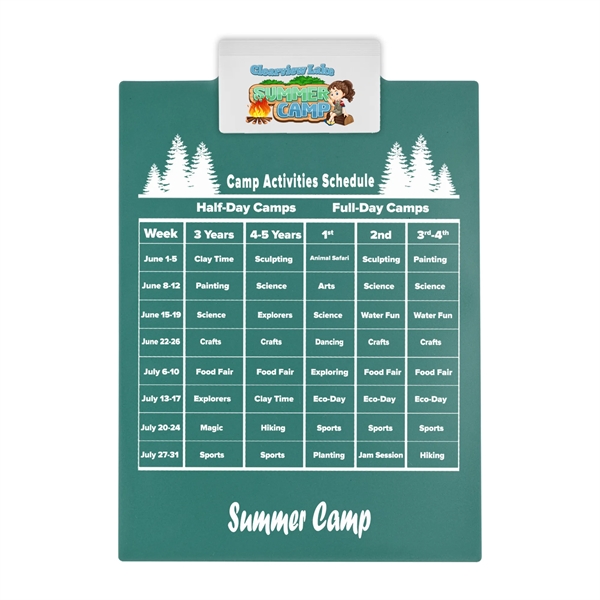 Our most popular clipboard, this letter size accessory holds an 8... from ASI 55990 Garyline