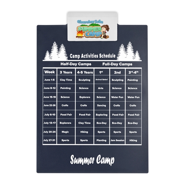 Our most popular clipboard, this letter size accessory holds an 8... from ASI 55990 Garyline