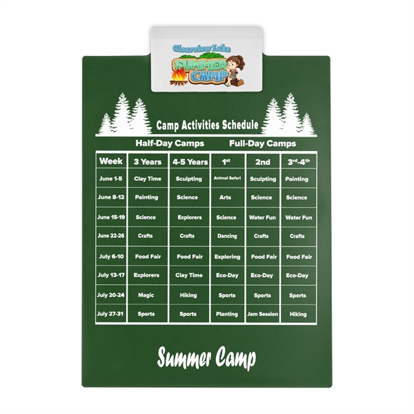 Our most popular clipboard, this letter size accessory holds an 8... from ASI 55990 Garyline