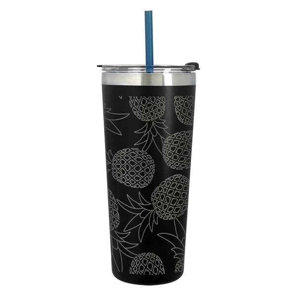 24 oz. stainless steel tumbler with double wall vacuum insulation, snap-on,... from ASI 61125 Hit Promotional Products / Hit®