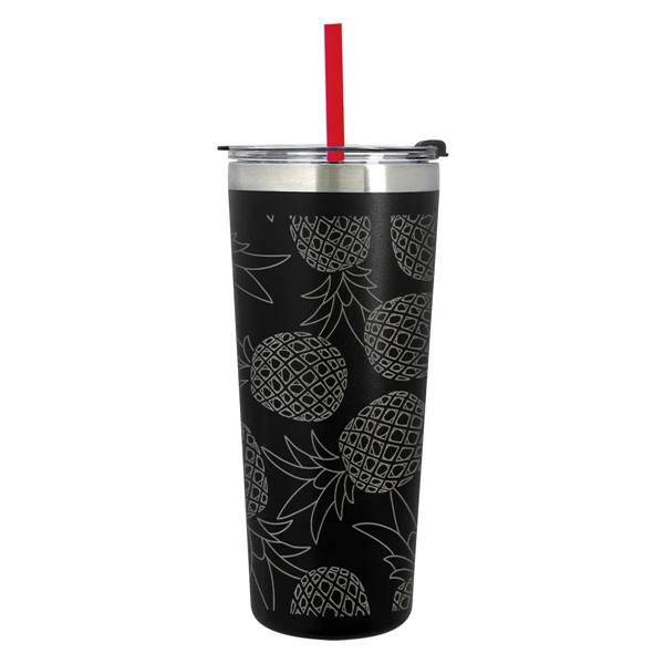 24 oz. stainless steel tumbler with double wall vacuum insulation, snap-on,... from ASI 61125 Hit Promotional Products / Hit®