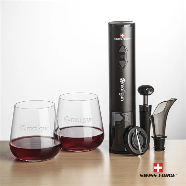 Giftset includes 2 or 4 Howden Stemless wine glasses and Swiss... from ASI 84592 St Regis Group