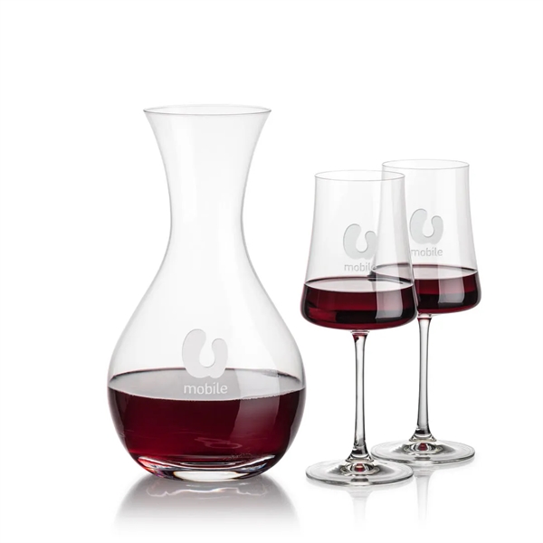 The Lead-Free Crystalline Adelita Carafe features a classic decanting shape and... from ASI 84592 St Regis Group