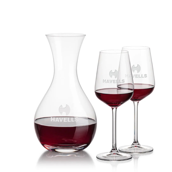 The Lead-Free Crystalline Adelita Carafe features a classic decanting shape and... from ASI 84592 St Regis Group