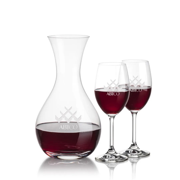 The Lead-Free Crystalline Adelita Carafe features a classic decanting shape and... from ASI 84592 St Regis Group
