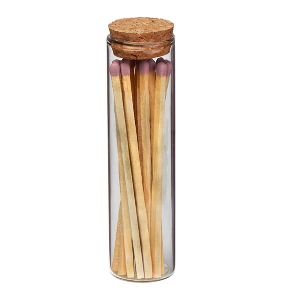 Ablaze, Glass Match Stick Jar - w/ Full Color Label -... from ASI 31490 Admatch Corporation