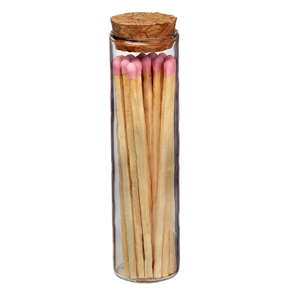 Ablaze, Glass Match Stick Jar - w/ Full Color Label -... from ASI 31490 Admatch Corporation
