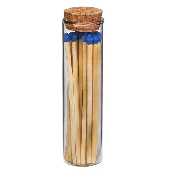 Ablaze, Glass Match Stick Jar - w/ Full Color Label -... from ASI 31490 Admatch Corporation