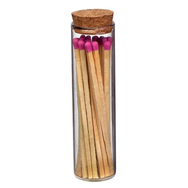 Ablaze, Glass Match Stick Jar - w/ Full Color Label -... from ASI 31490 Admatch Corporation