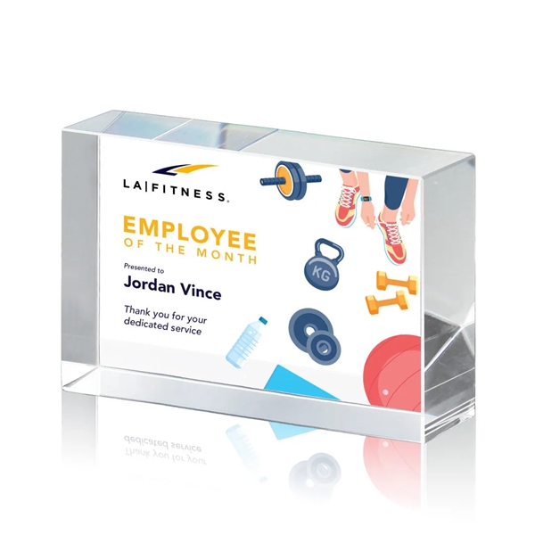 The York Award features a clear cut Optical Crystal rectangle. Let... from ASI 84592 St Regis Group / St Regis