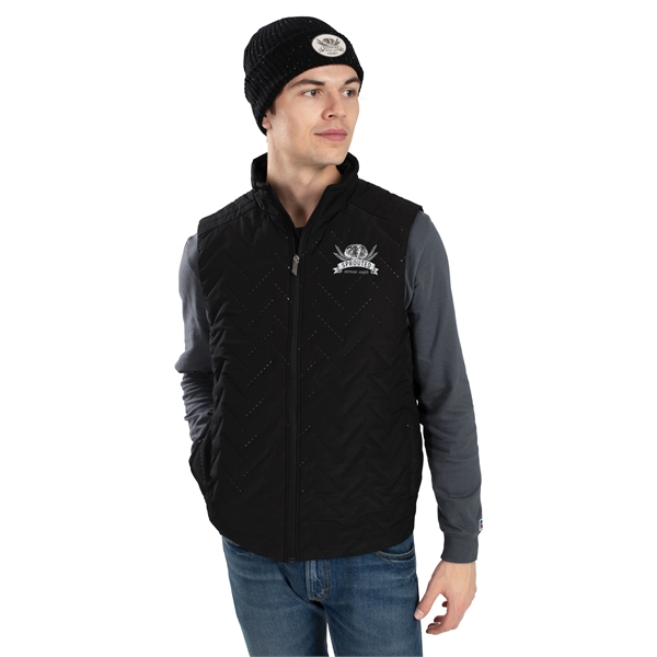 Eco Vest Vest with front zipper and storm flap.... from ASI 37461 Augusta Sportswear / Holloway Sportswear