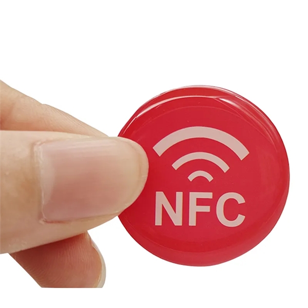 Waterproof epoxy smart NFC sticker tag with full color imprint on... from ASI 37218 Athena Promo (tm)