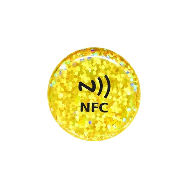 Waterproof epoxy smart NFC sticker tag with full color imprint on... from ASI 37218 Athena Promo (tm)