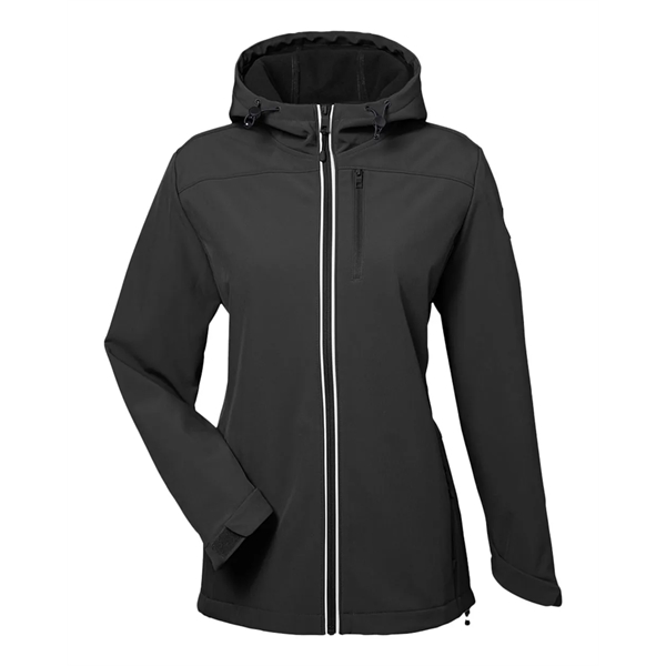 Nautica Women's Wavestorm Softshell Hooded Jacket... from ASI 84358 S&S Activewear