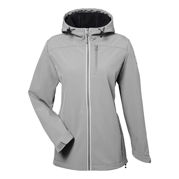 Nautica Women's Wavestorm Softshell Hooded Jacket... from ASI 84358 S&S Activewear