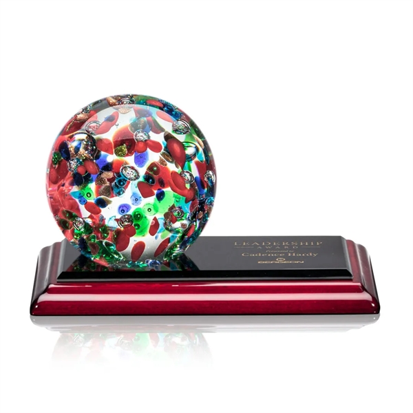 The Fantasia Award is a spectacular hand-blown work of art... from ASI 84592 St Regis Group / St Regis