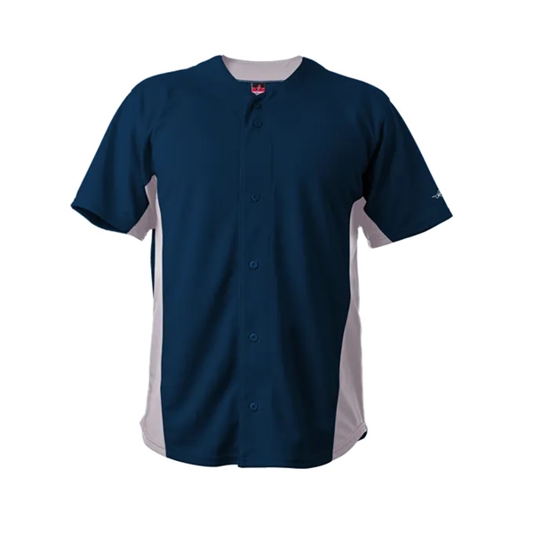 Full Button Jersey, 2 Color And Solid Color Option, 6 Button... from ASI 37461 Augusta Sportswear
