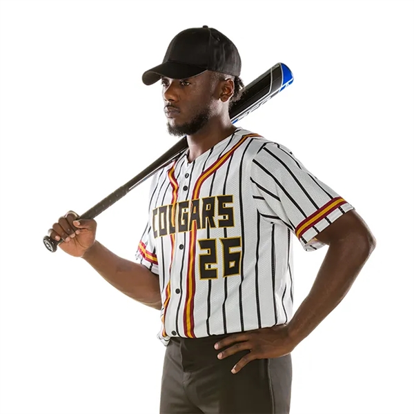 Full Extended Length Jersey and Mitered V-Neck And Cover Hemmed Sleeve... from ASI 37461 Augusta Sportswear