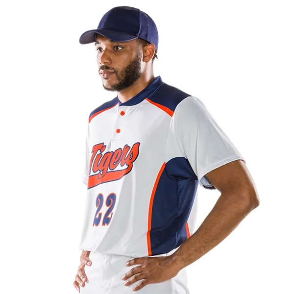 Placket Front, Set-In Sleeves and Cover Seamed Finish For Appearance And... from ASI 37461 Augusta Sportswear