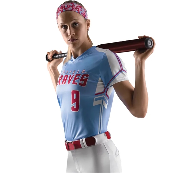 100% Texturized Polyester Interlock, Set-In Short Sleeve T-Shirt Design, Self Material... from ASI 37461 Augusta Sportswear