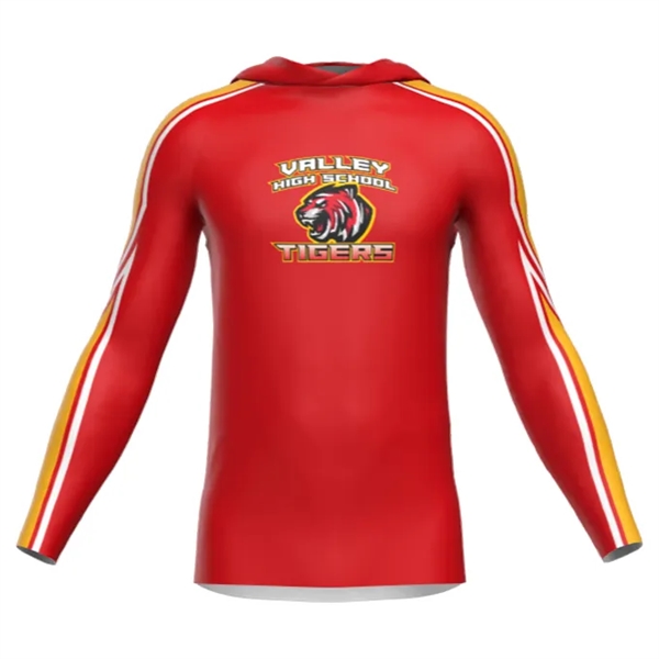 Straight Open Bottom With Side Vents;2" Panel On Center Of Hood.... from ASI 37461 Augusta Sportswear