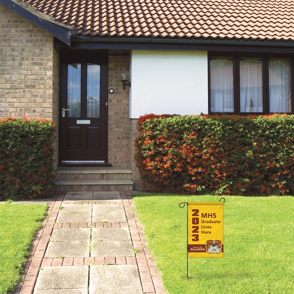 14" x 20" Custom Single Reverse Garden Banner... from ASI 80228 Quinn