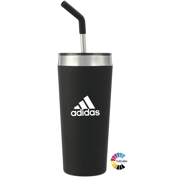 Stainless Tumbler with Straw... from ASI 89971 Stuff A Mug