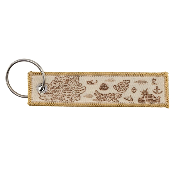 Polyester strap keychain with full color sublimated imprint and merrowed border.... from ASI 52263 EMT / EMT EASY
