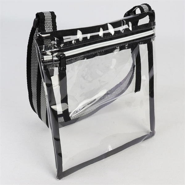 Clear satchel with zipper closure... from ASI 34046 Allcasion Travelware Co