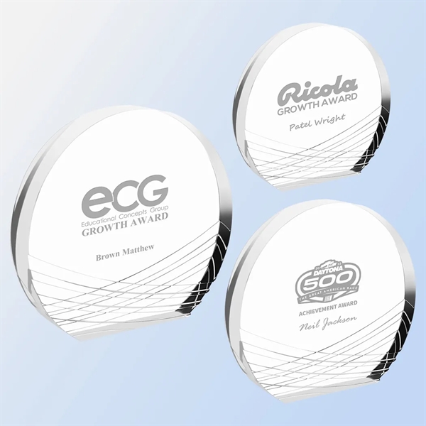 Sketched Circular Acrylic Award... from ASI 31517 Admart Products / Admart Line